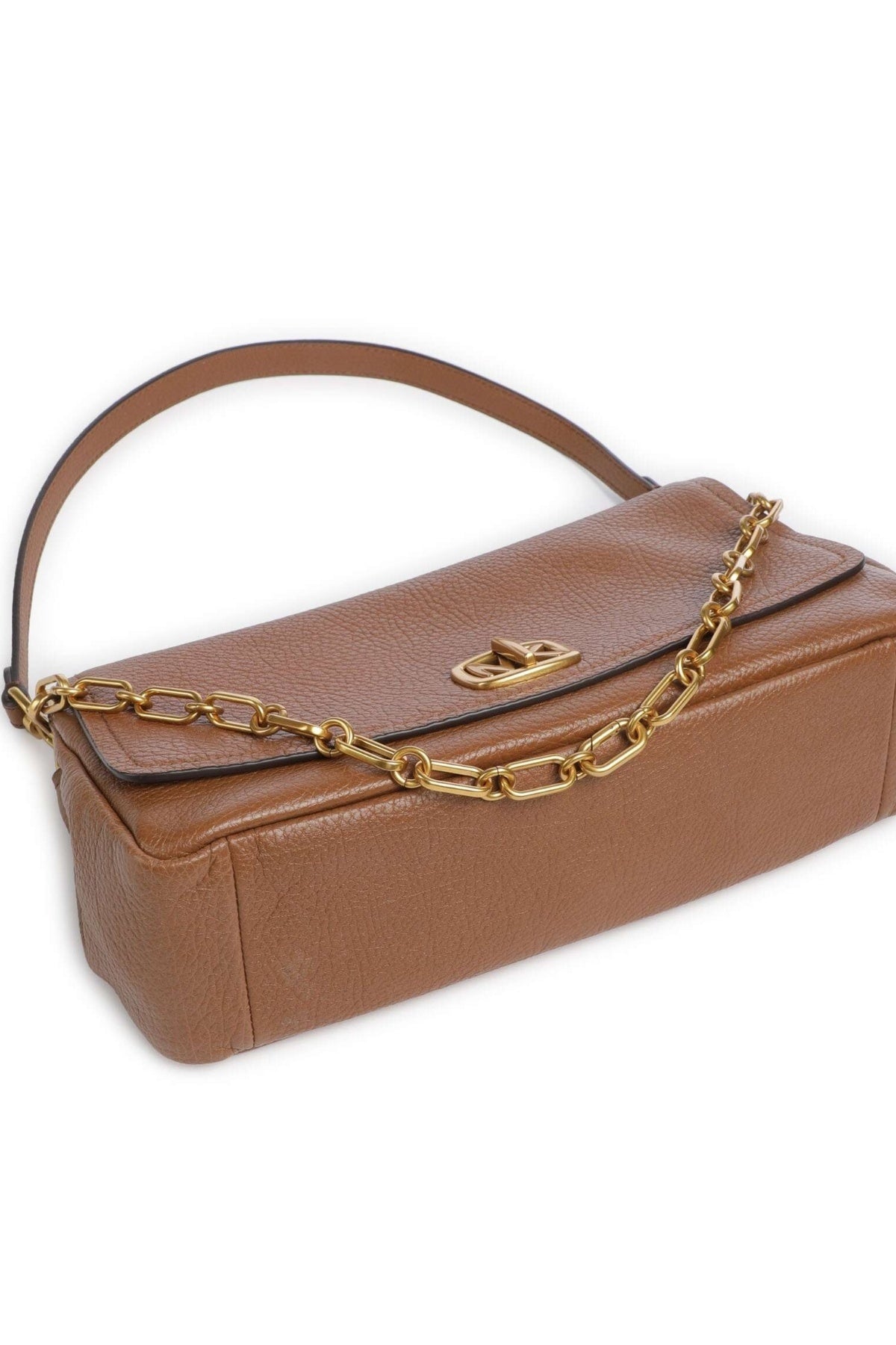 MICHAEL KORS LG TRNLK CNV CHN SHLDR en color MARRON (3)