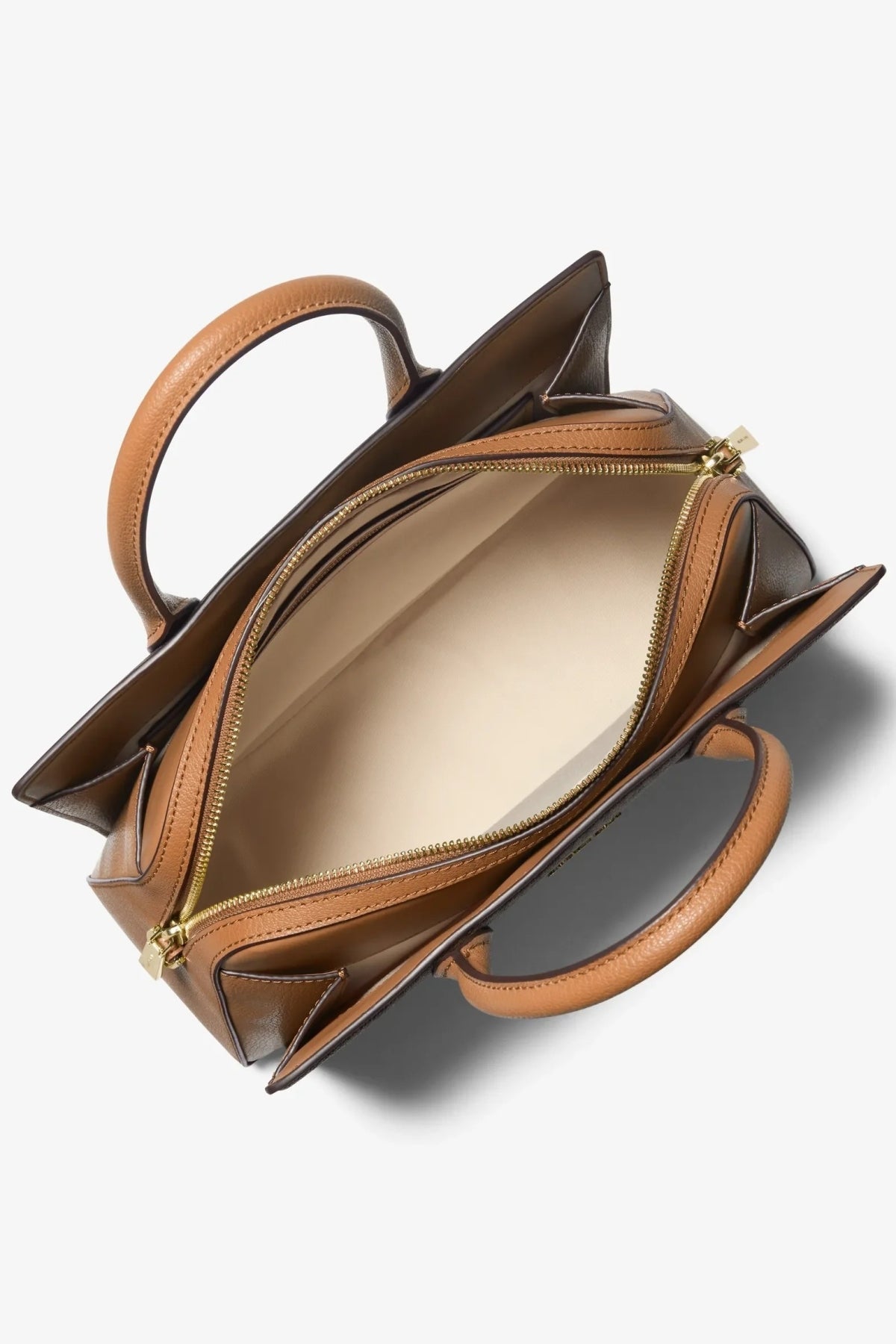 MICHAEL KORS MD SATCHEL en color MARRON (2)