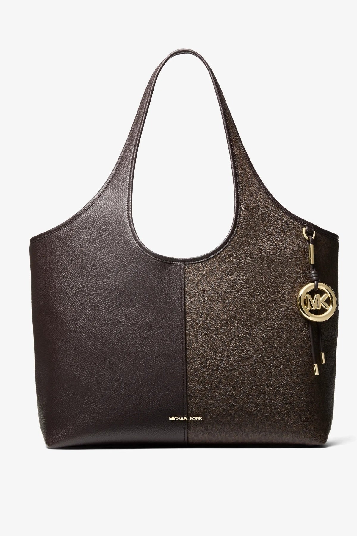 MICHAEL KORS LG SHOPPER TOTE en color MARRON (4)