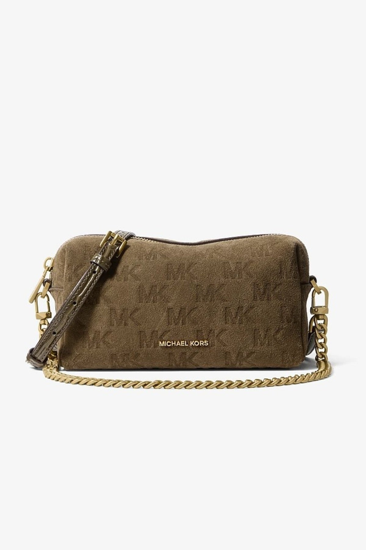 MICHAEL KORS SM SOFT XBODY W/ CHAIN en color VERDE (1)