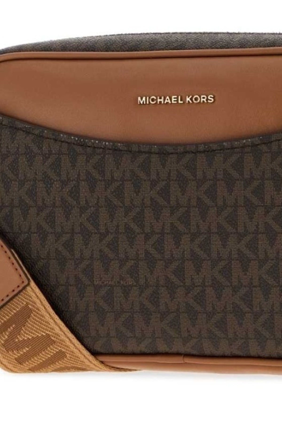 MICHAEL KORS LG EW PCKT XBODY en color MARRON (2)