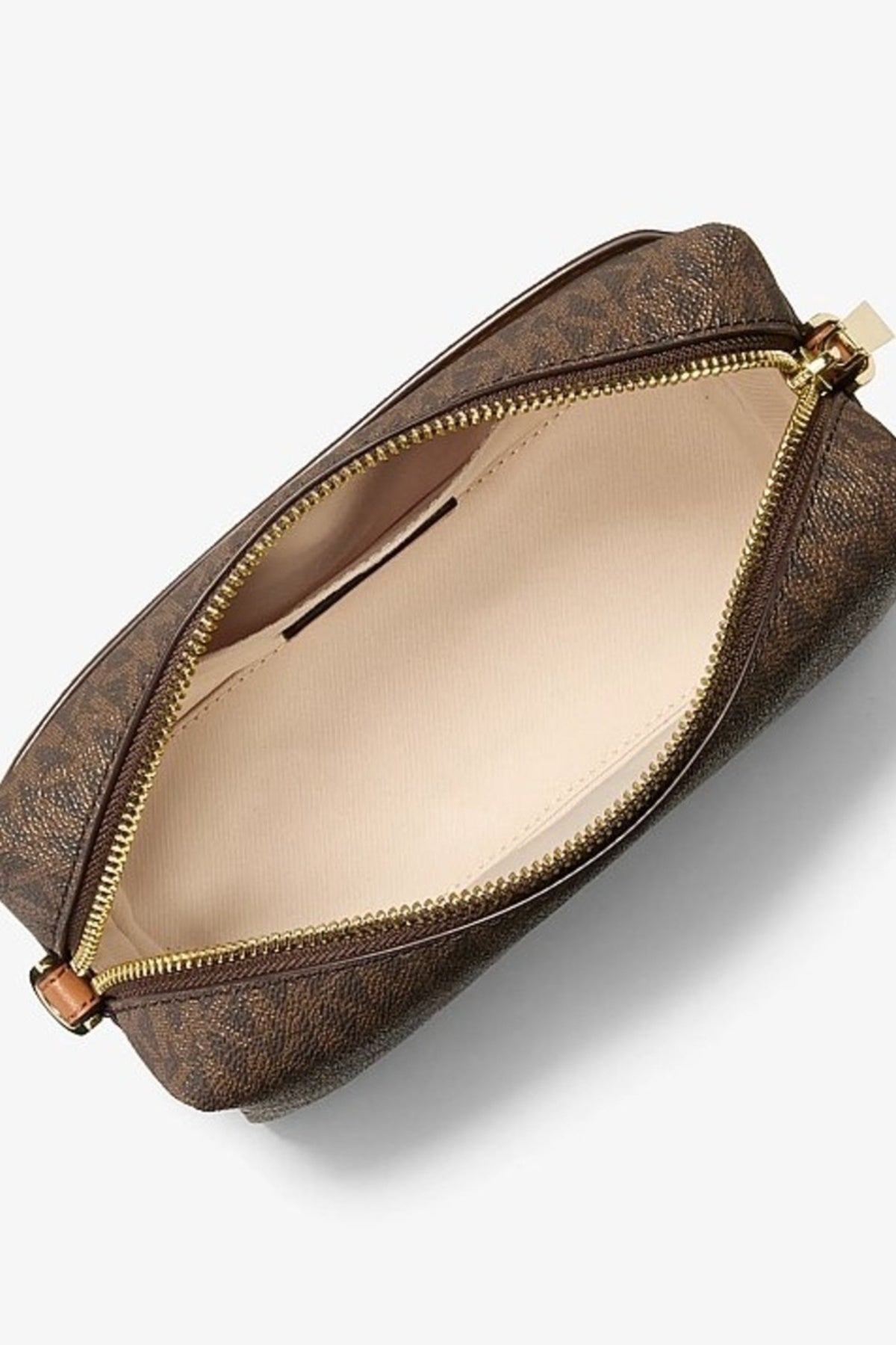 MICHAEL KORS SM SOFT XBODY W/ CHAIN en color MARRON (2)