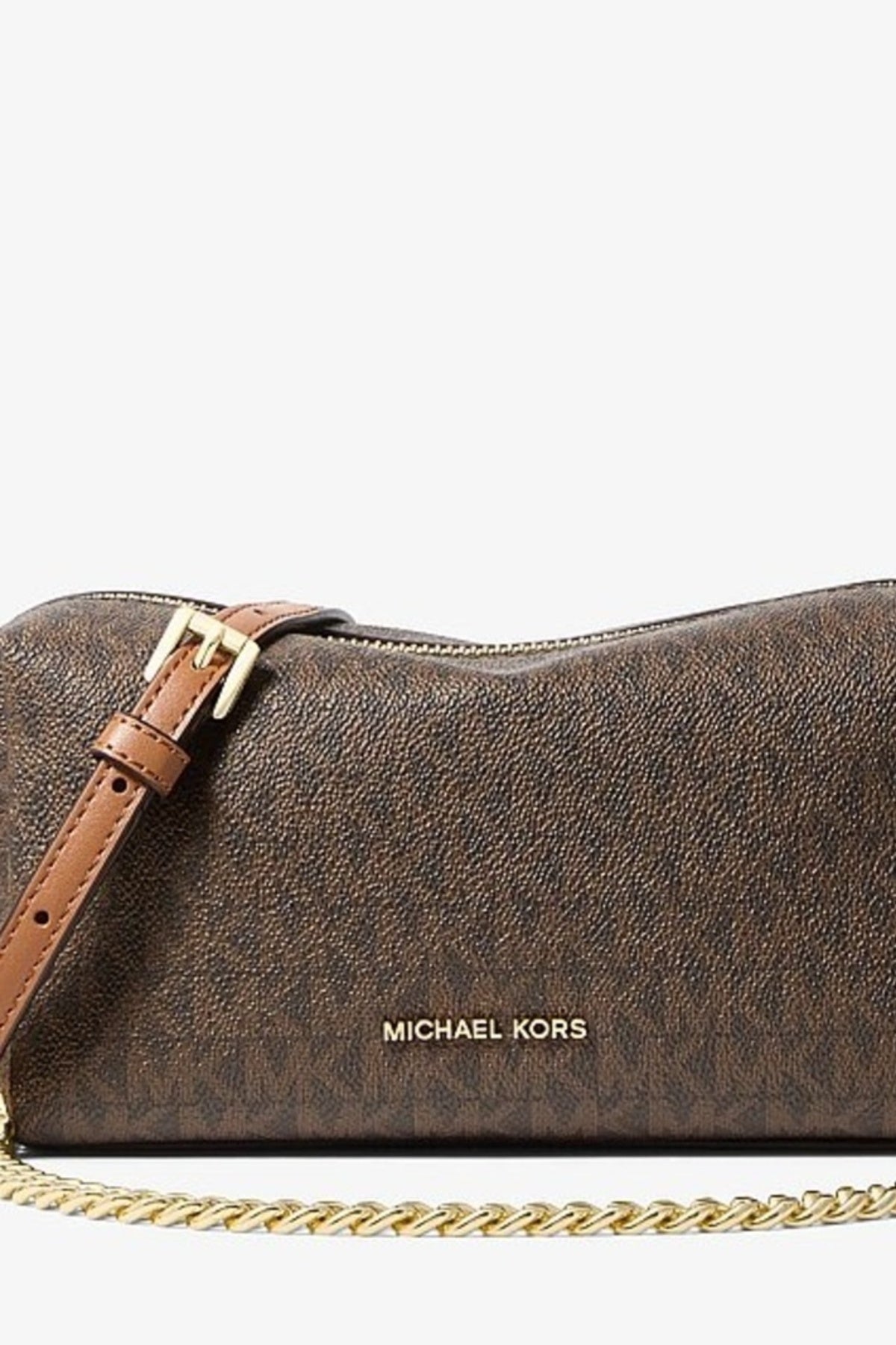 MICHAEL KORS SM SOFT XBODY W/ CHAIN en color MARRON (3)