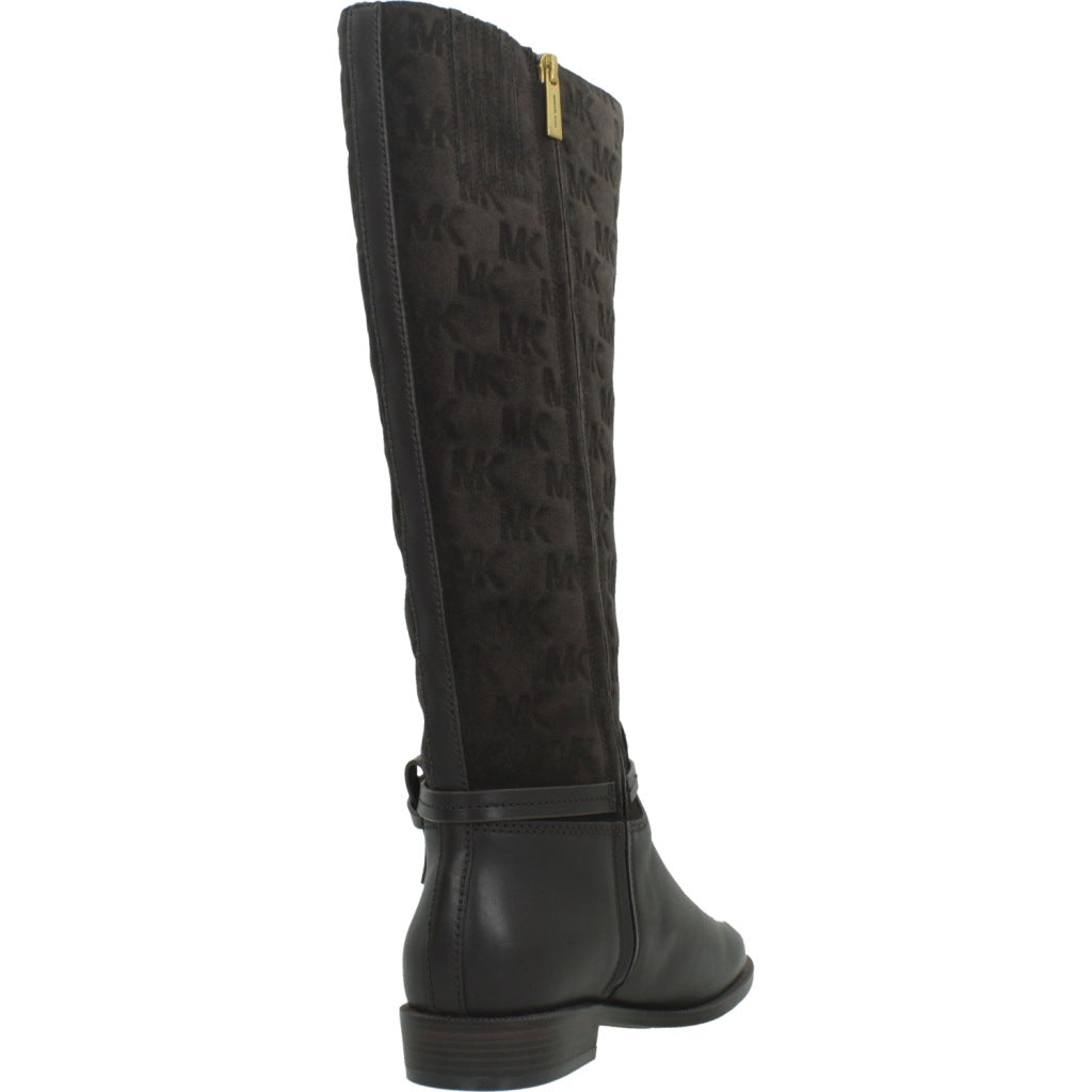 MICHAEL KORS BEVERLY FLAT BOOT en color MARRON (3)