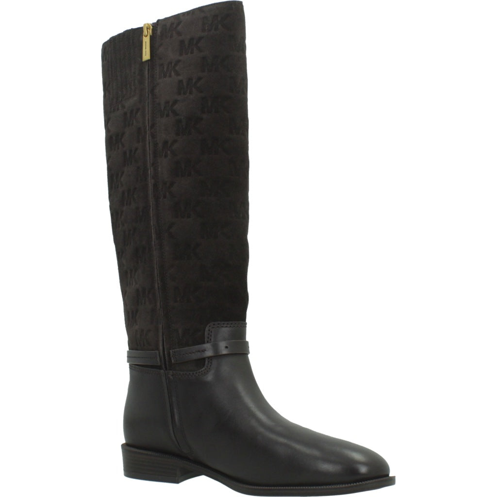 MICHAEL KORS BEVERLY FLAT BOOT en color MARRON (5)