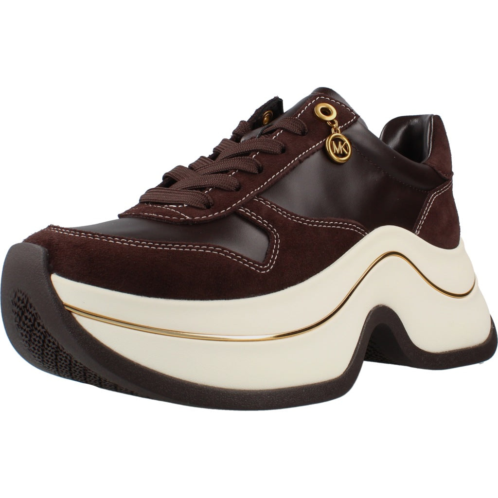 MICHAEL KORS ARLA TRAINER en color MARRON (1)