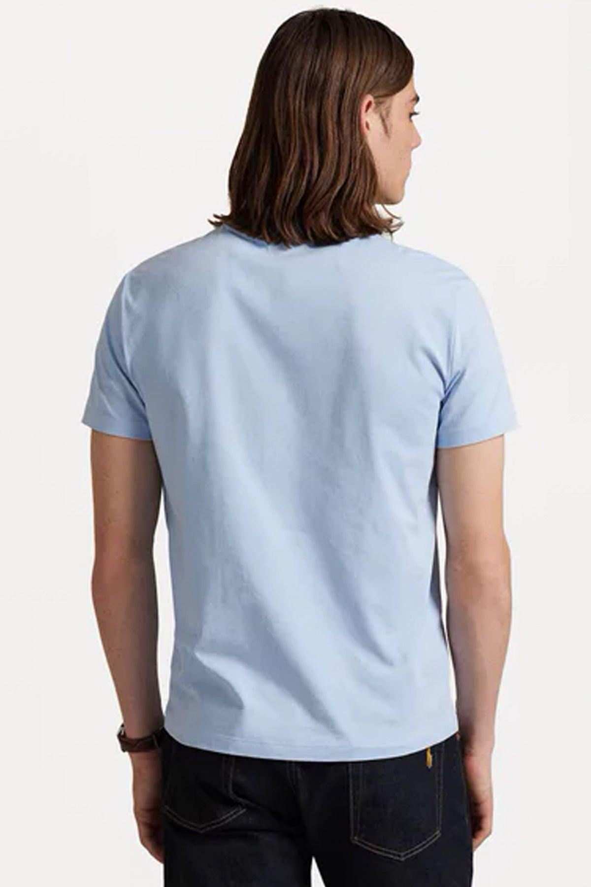 POLO RALPH LAUREN CLASSIC FIT COTTON T-SHIRT en color AZUL (2)