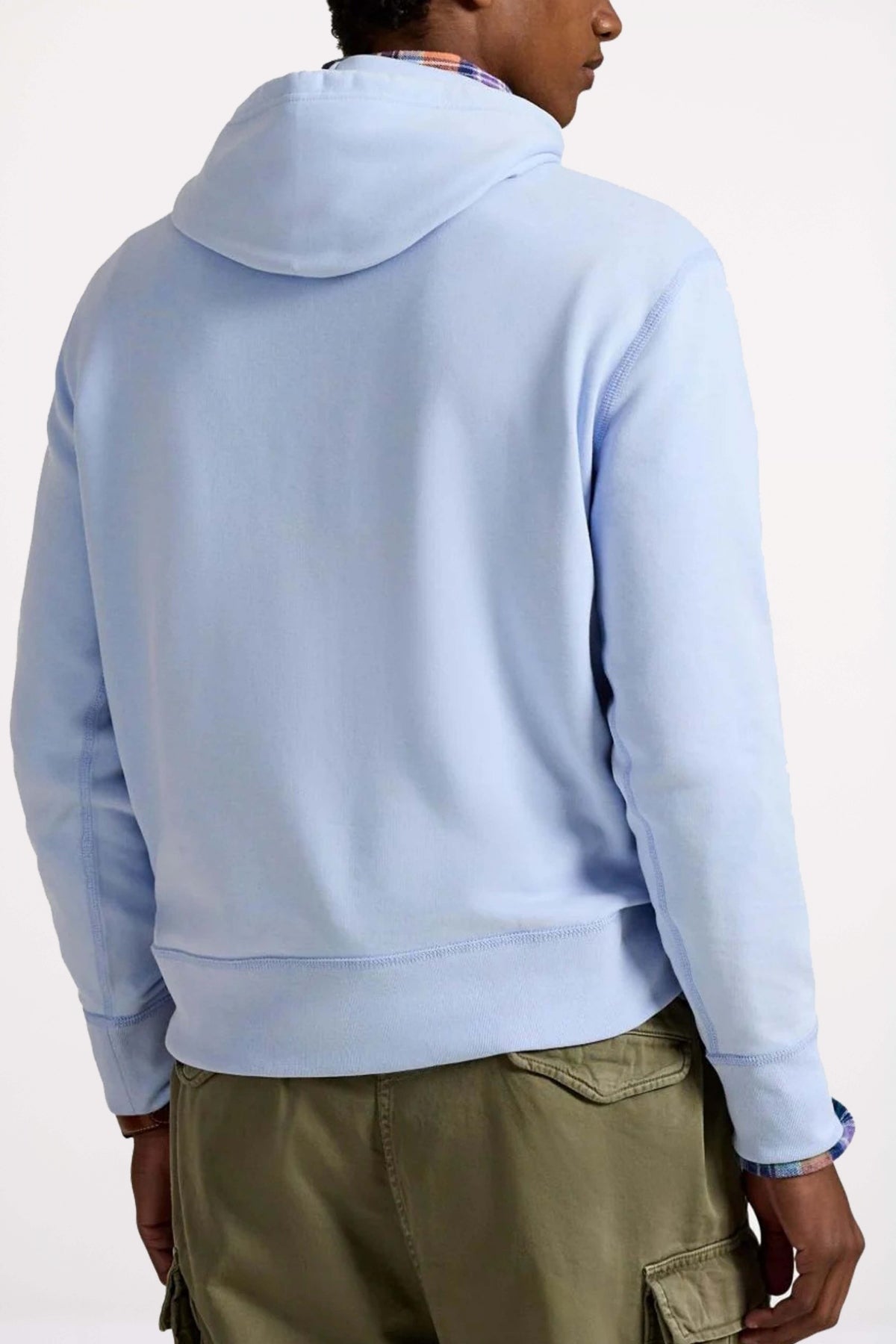 POLO RALPH LAUREN HOODIE WITH EMBROIDERED PONY en color AZUL (3)