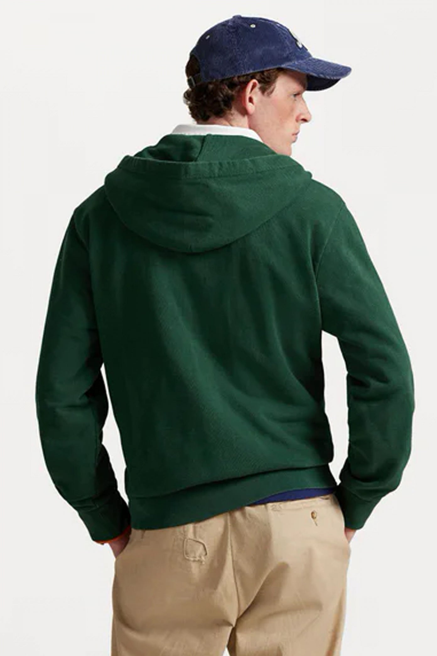 POLO RALPH LAUREN FULL ZIP HOODE en color VERDE (4)