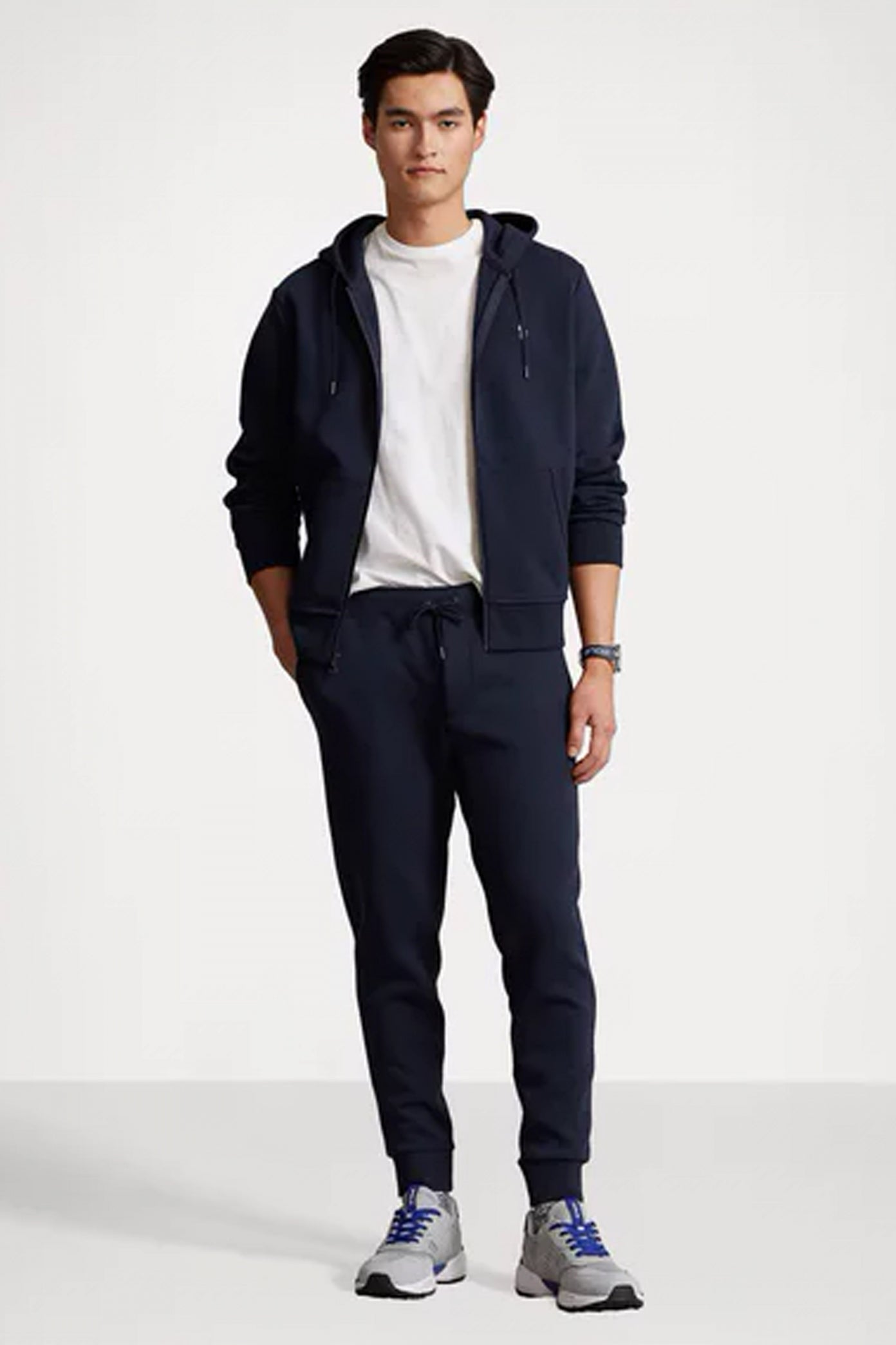POLO RALPH LAUREN FULL ZIP HOODIE en color AZUL (5)