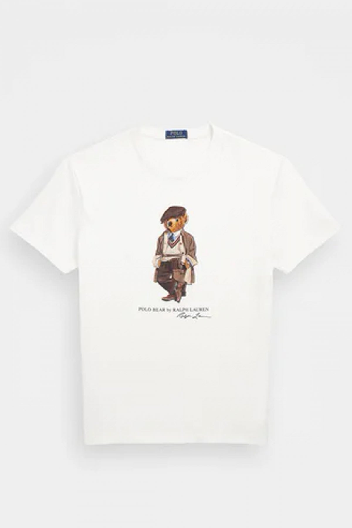 POLO RALPH LAUREN POLO BEAR GRAPHIC SLIM FIT CREWNECK T-SHIRT en color BLANCO (3)