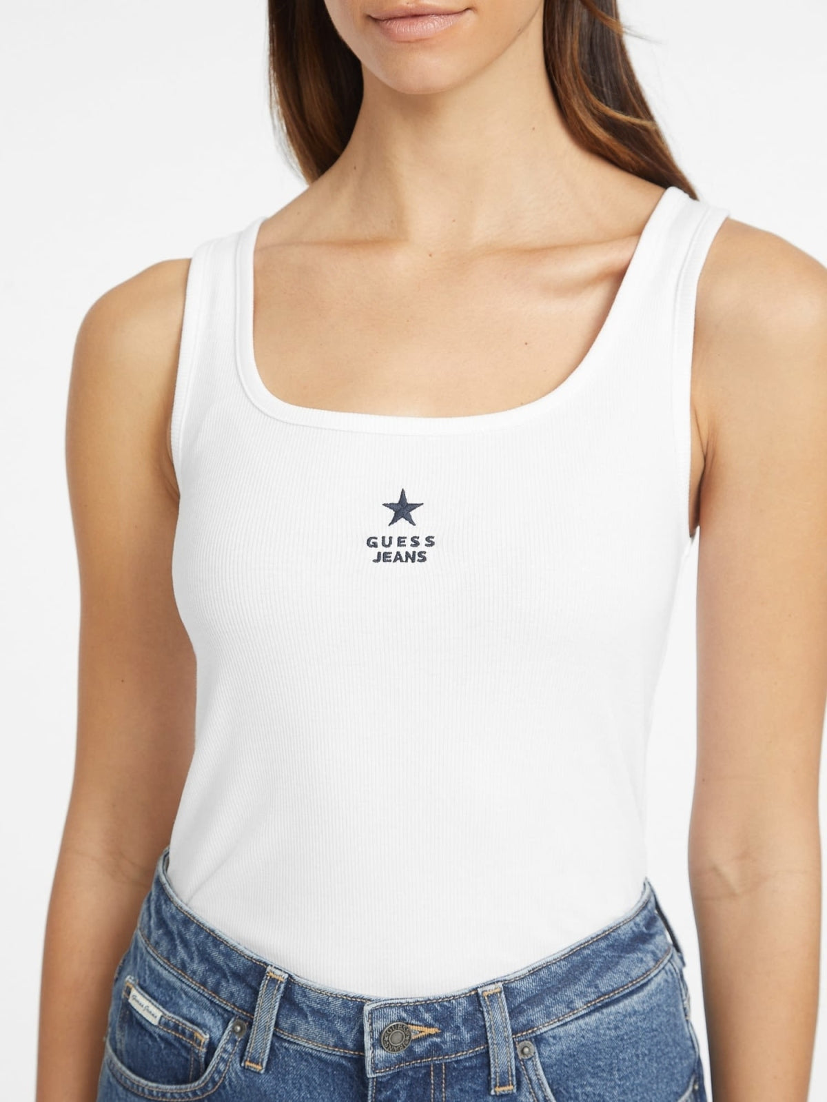 GUESS JEANS WYP KAH en color BLANCO (5)