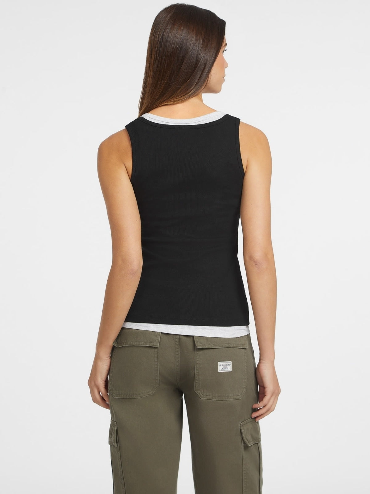 GUESS JEANS WYP KAH en color NEGRO (5)