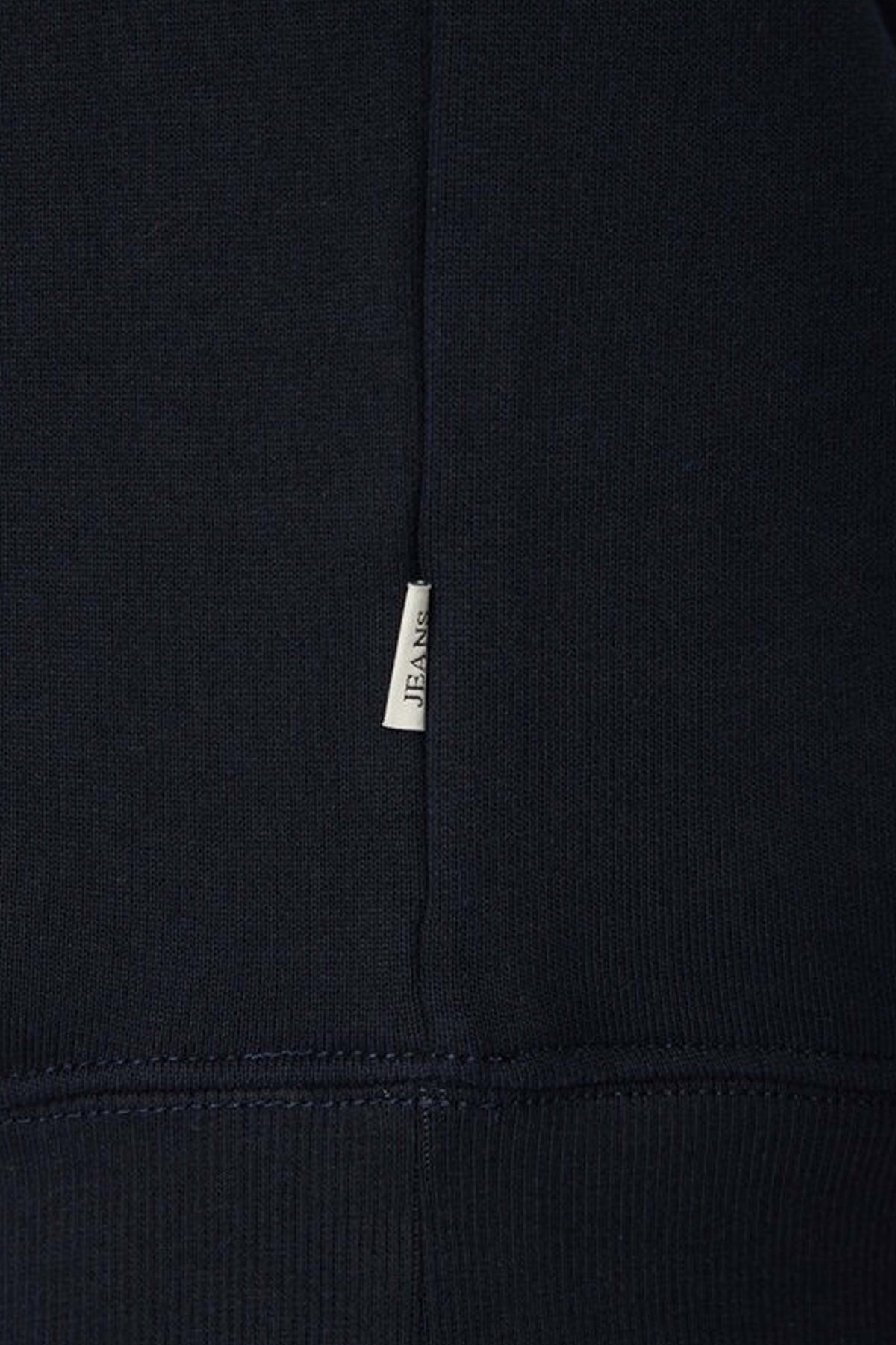 GUESS JEANS LS HOODED REG EMBRO en color AZUL (4)
