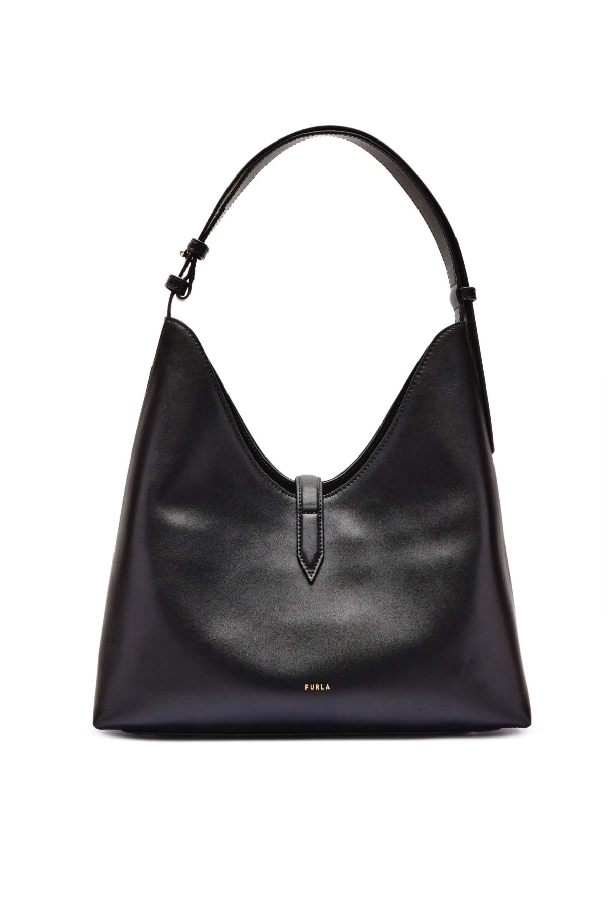 FURLA GOCCIA M HOBO en color NEGRO (3)