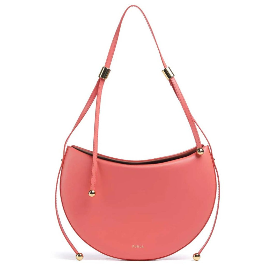 FURLA MOONSTONE M SHOULDER en color NARANJA (4)