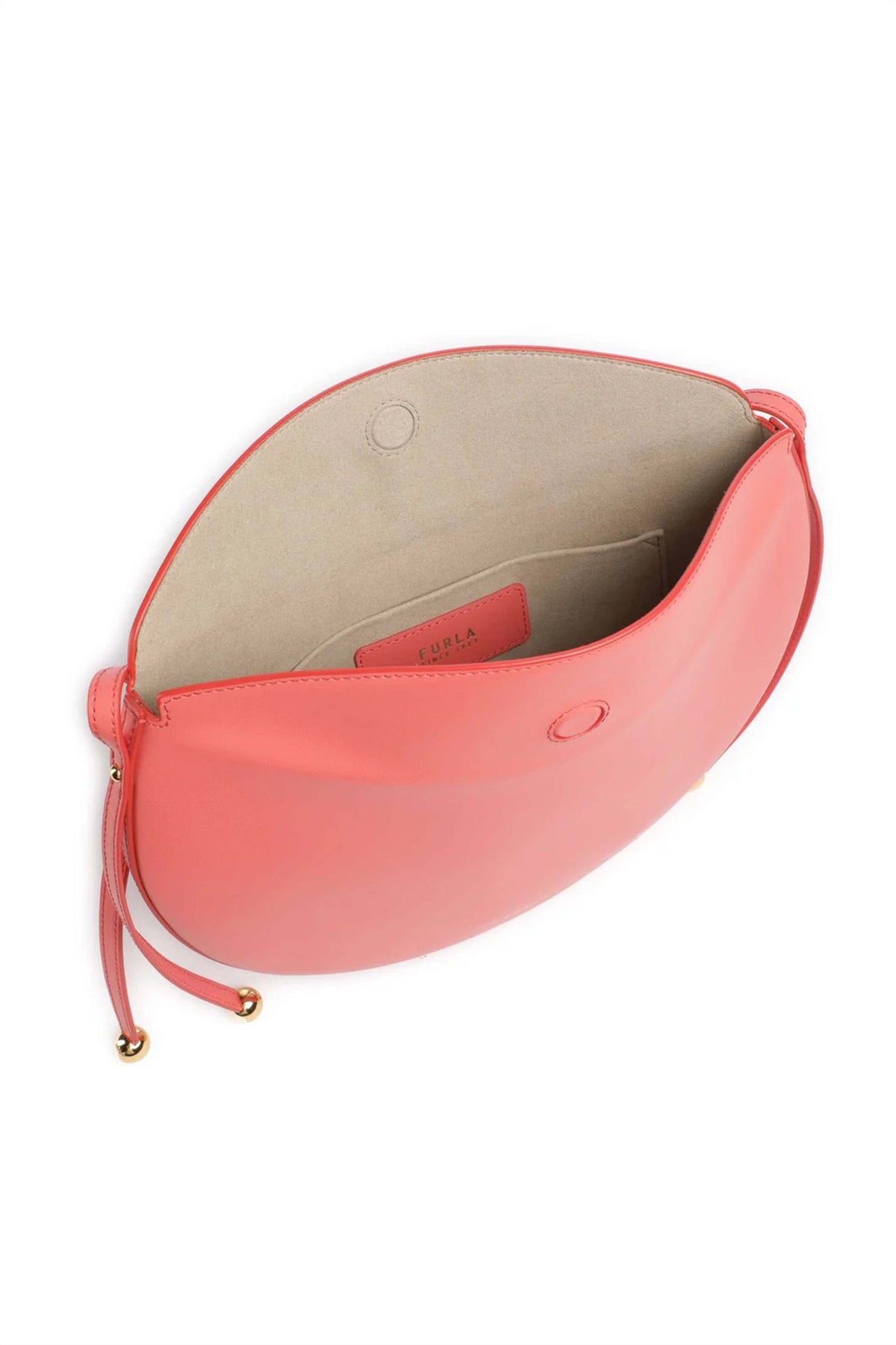 FURLA MOONSTONE M SHOULDER en color NARANJA (3)