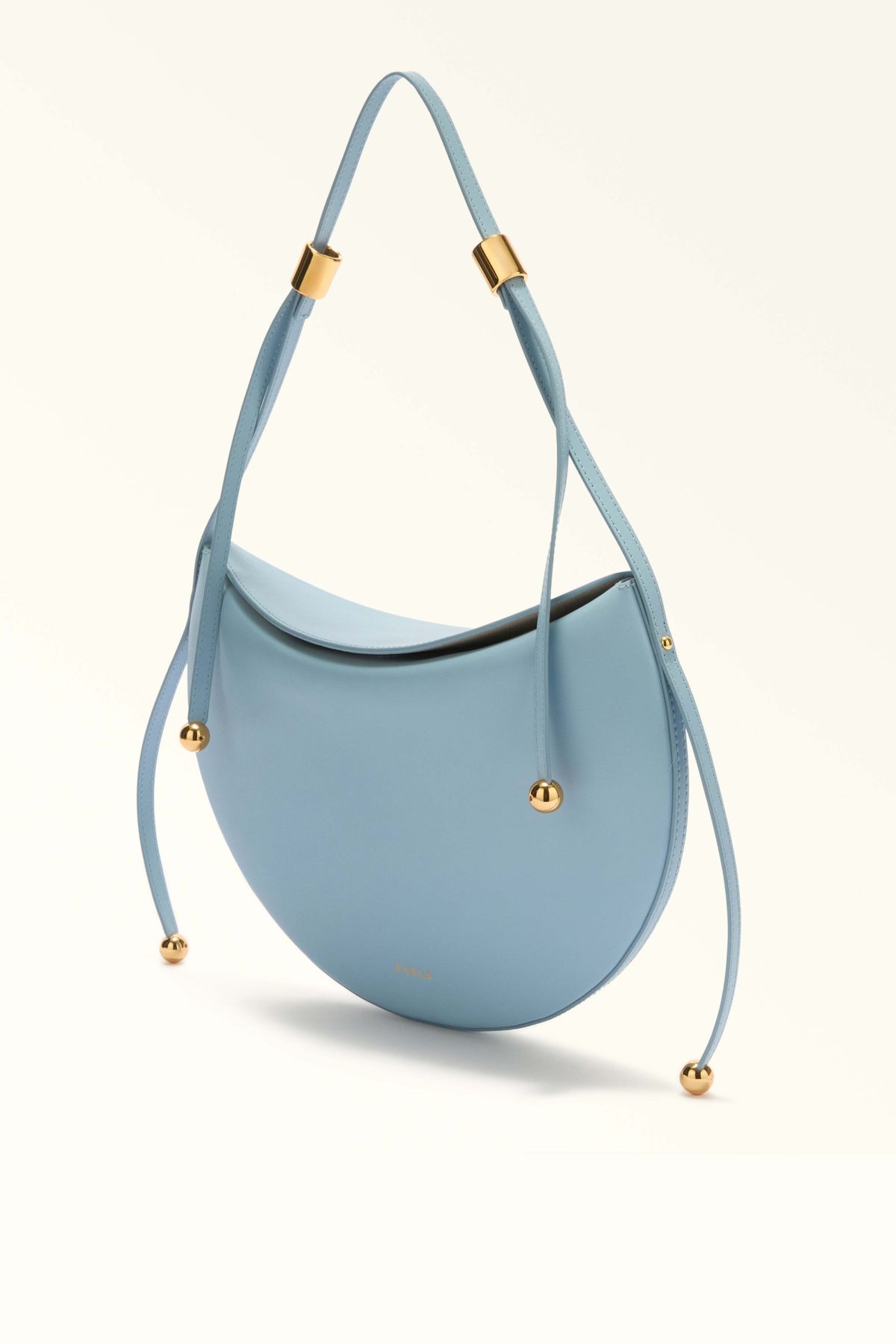 FURLA MOONSTONE M SHOULDER en color AZUL (2)