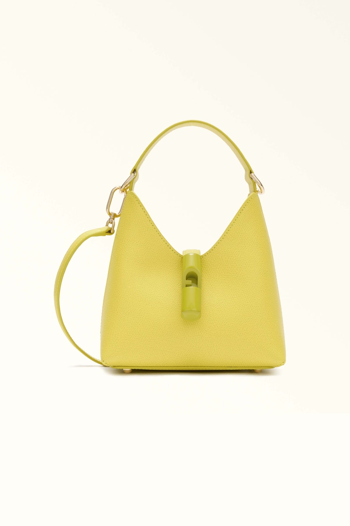 FURLA IRADE MINI HOB en color AMARILLO (1)