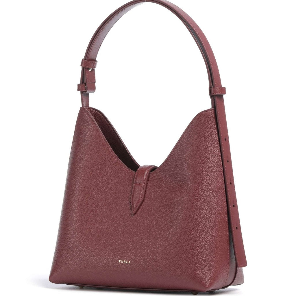 FURLA WB BX GOCCIA S HOBO en color BURDEOS (6)