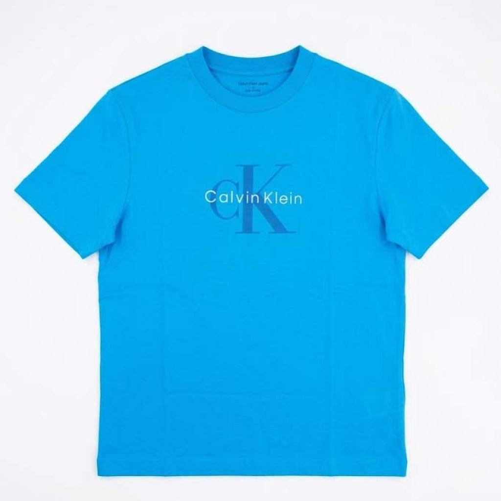 CALVIN KLEIN HERO MONOLOGO TEE S en color AZUL (4)