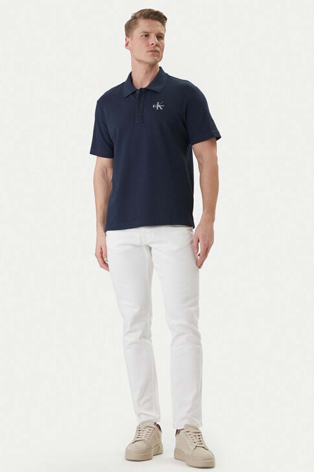 CALVIN KLEIN JEANS MONOLOGO CASUAL en color AZUL (3)