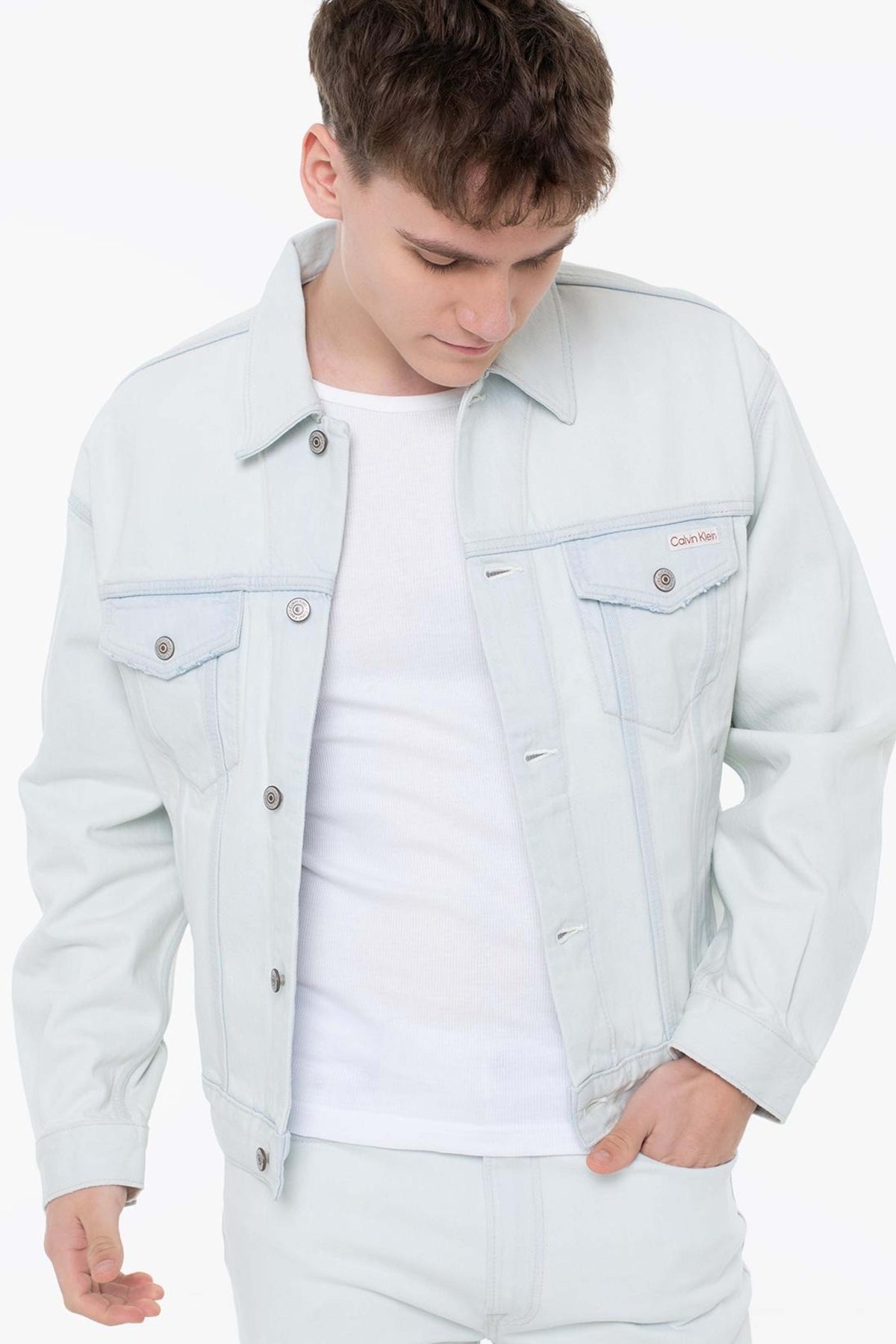 CALVIN KLEIN JEANS LVRFG S en color AZUL (3)