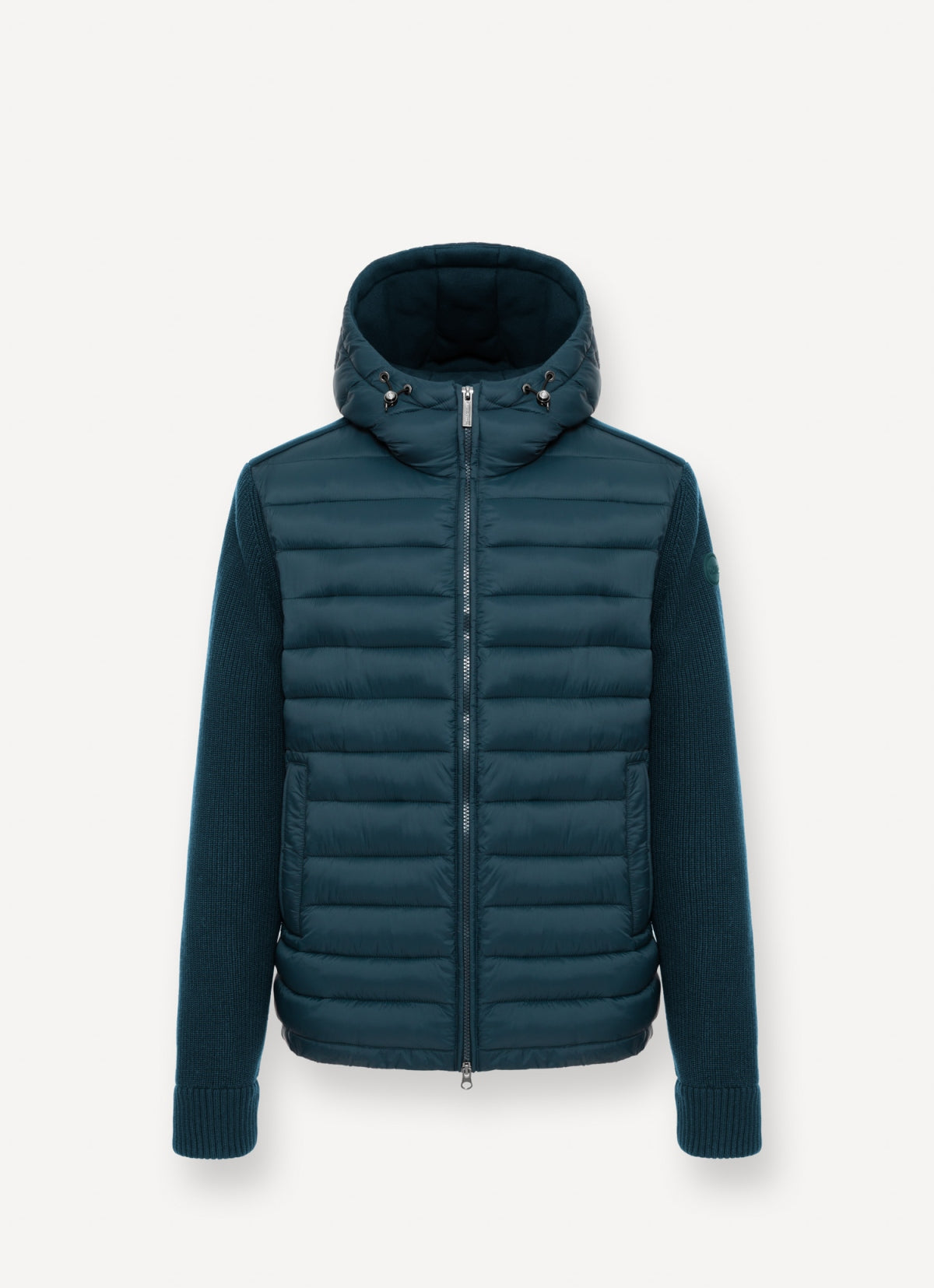 COLMAR C MULTI MATERIAL HOODIE JAC en color VERDE (1)