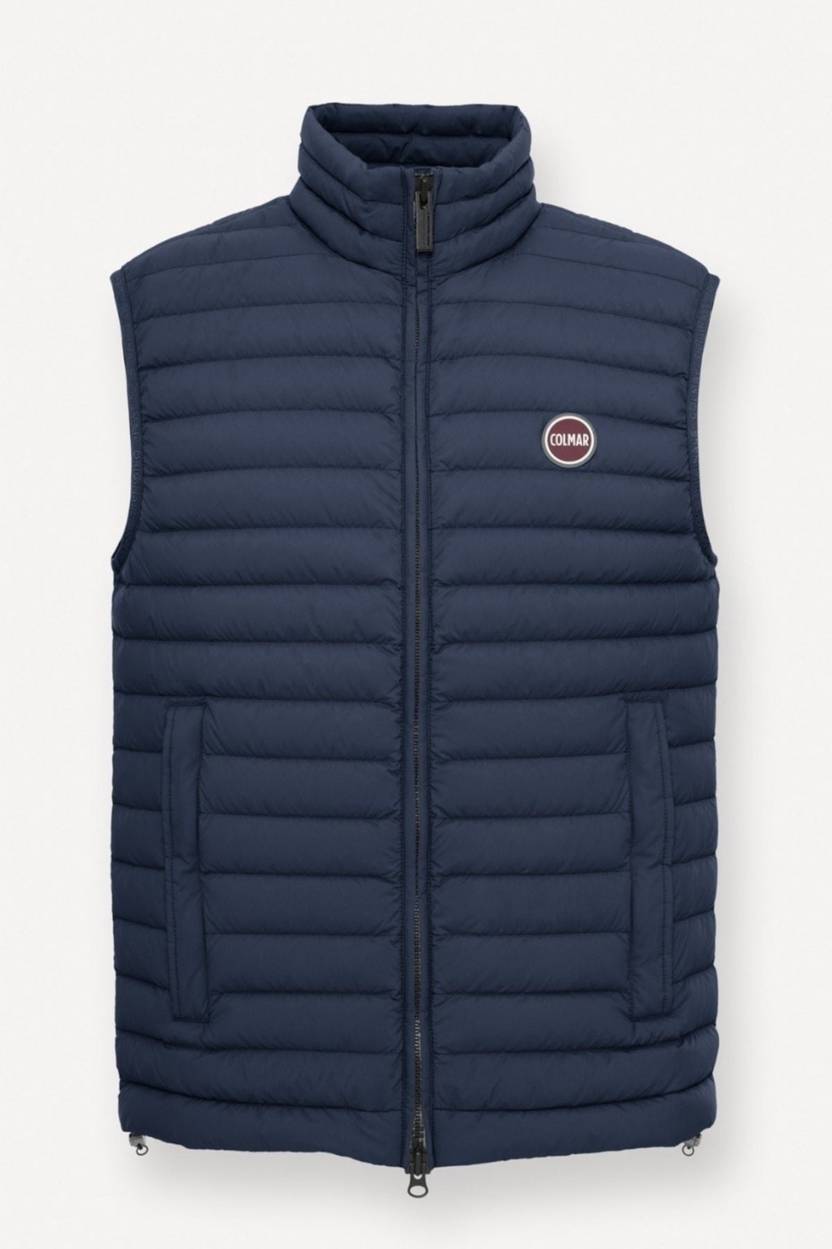 COLMAR C QUILTED VEST NATURAL DOWN en color AZUL (1)