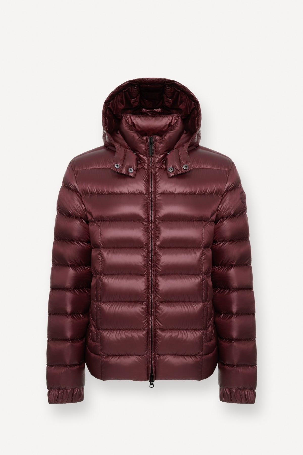 COLMAR R QUILTED DETACHEABLE HOODI en color BURDEOS (1)