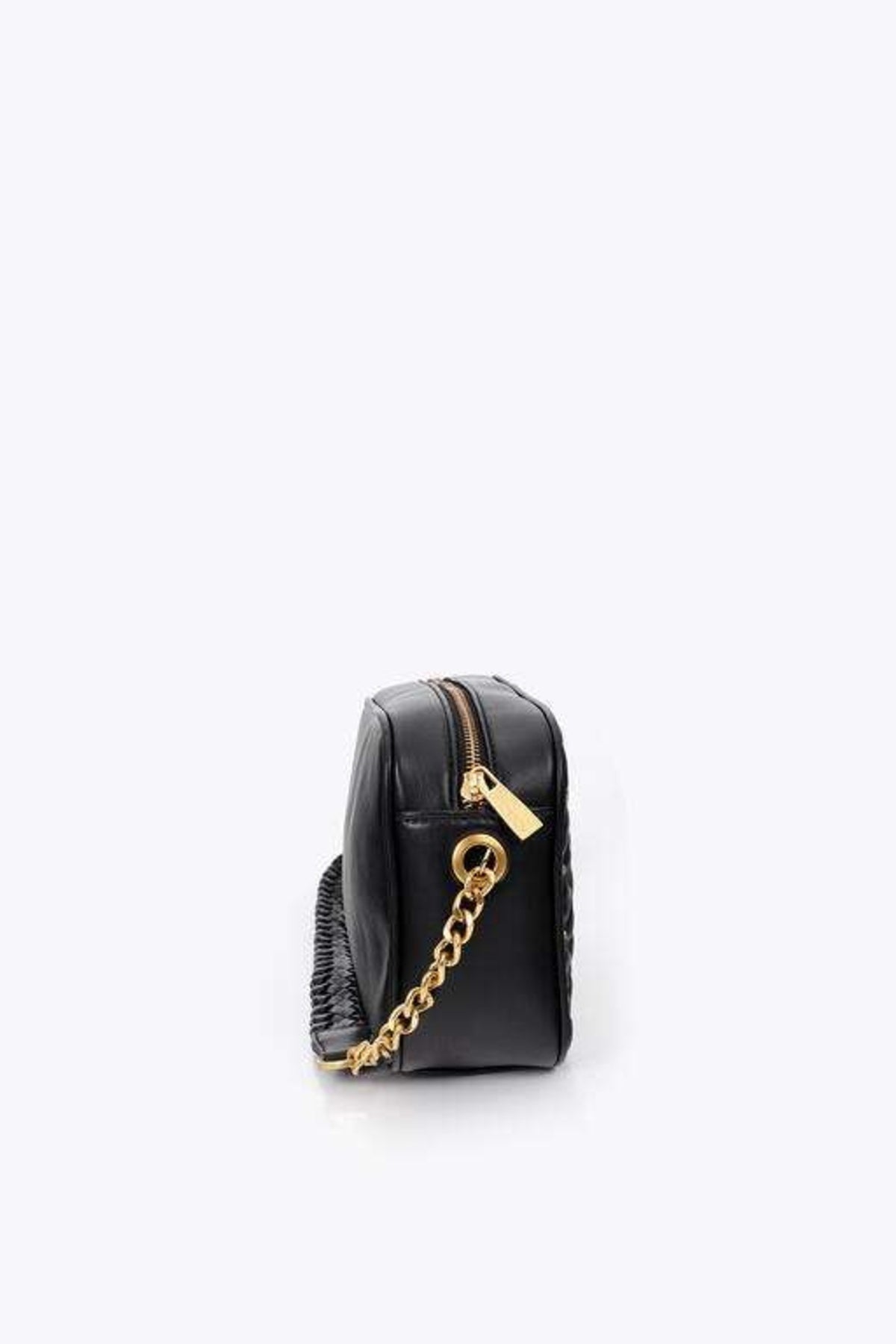 LOLA CASADEMUNT PADDED SHOULDER BAG WITH MINI STUDS en color NEGRO (3)