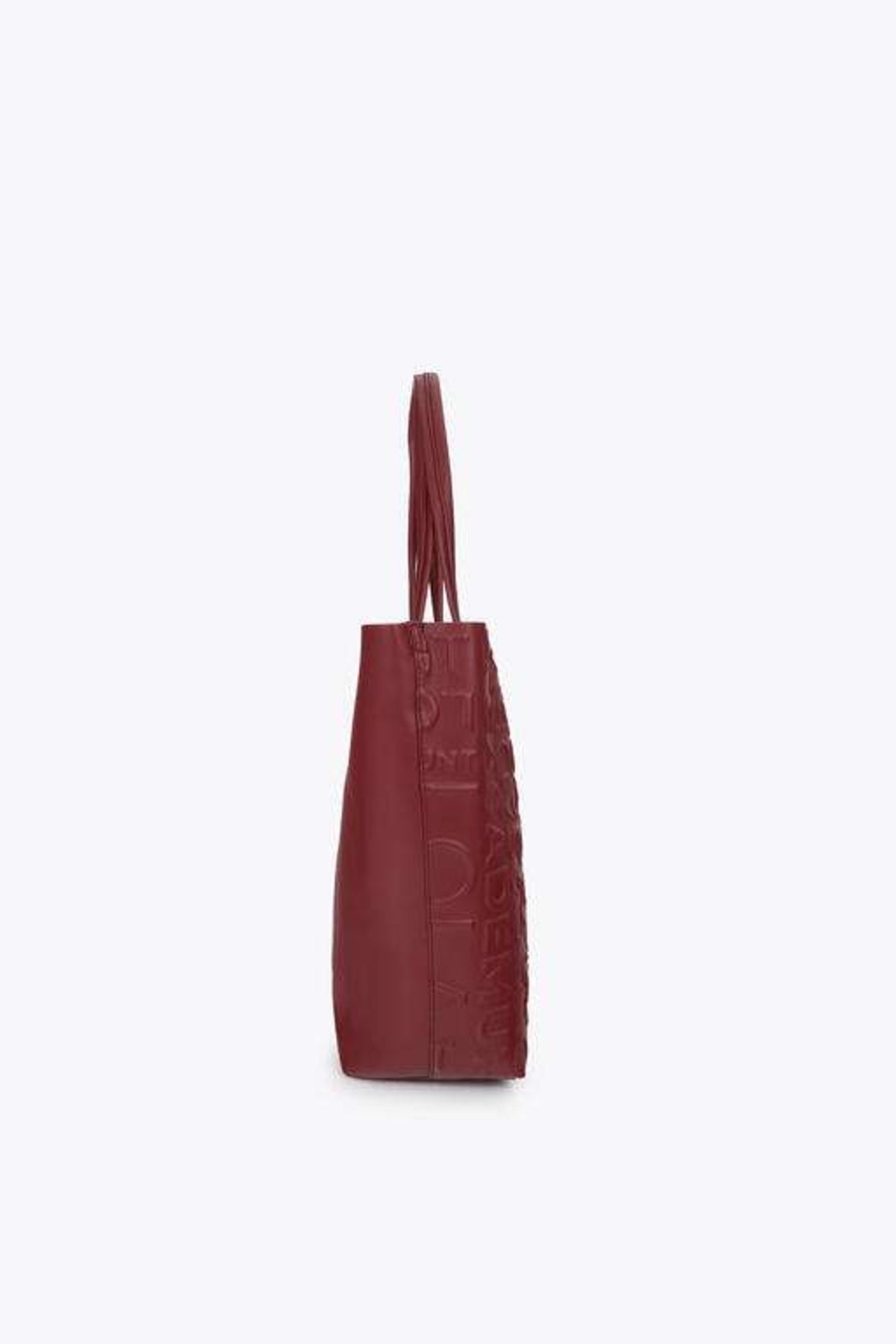 LOLA CASADEMUNT BASIC SHOPPER en color BURDEOS (4)