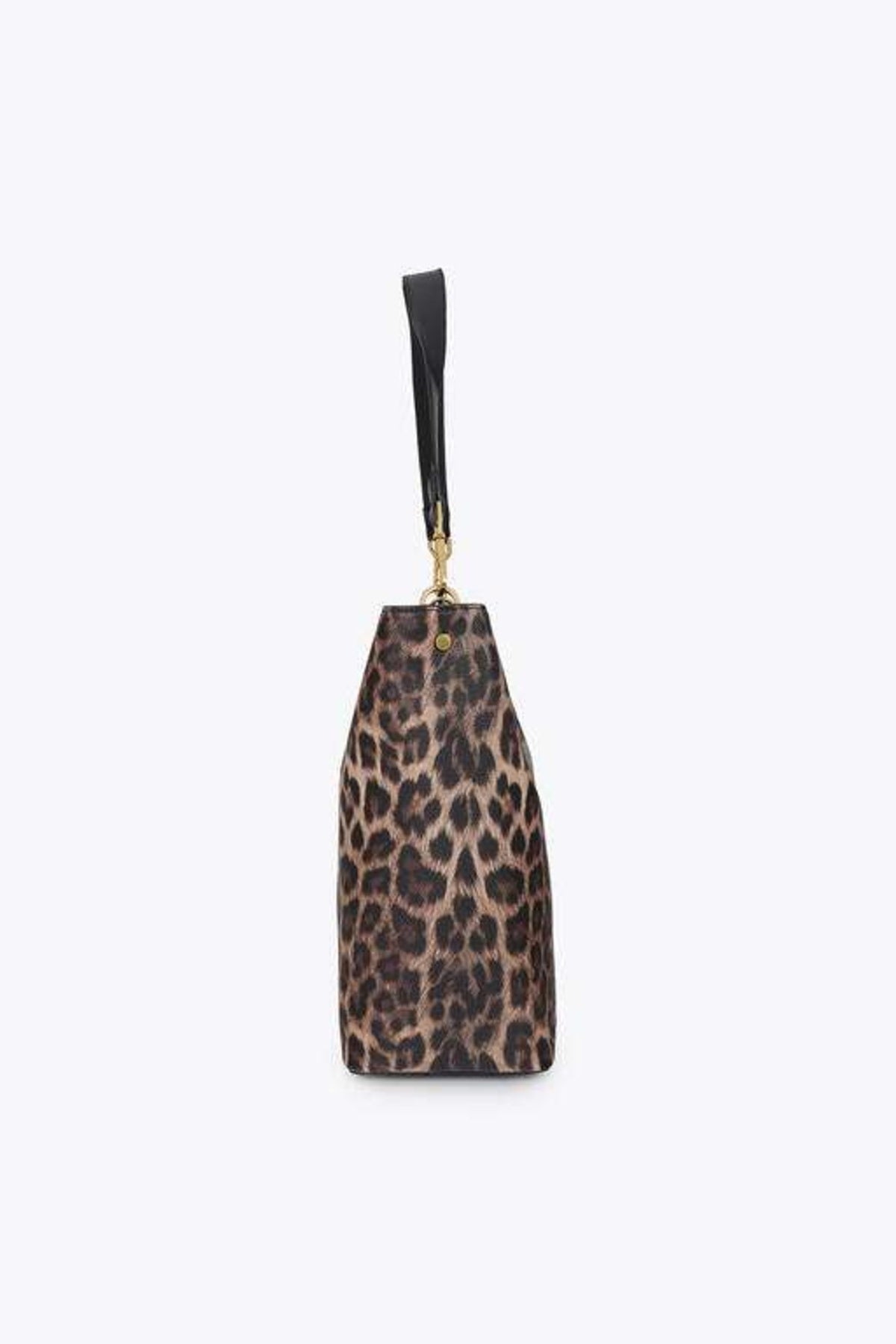 LOLA CASADEMUNT SHOPPER WITH CHAIN DETAIL AND LEATHER-EF en color ANIMAL PRINT (3)