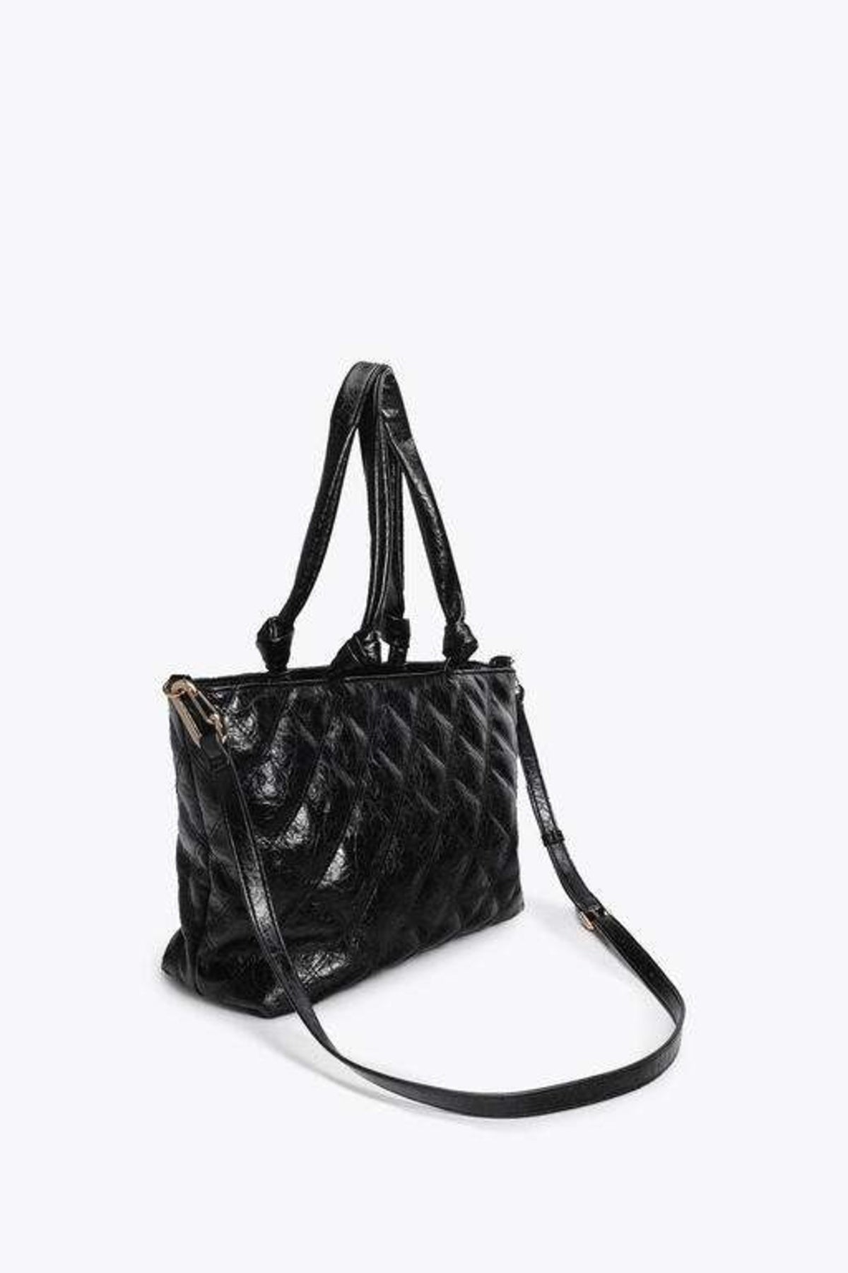 LOLA CASADEMUNT PADDED SHOPPER WITH DOUBLE STITCHING AND en color NEGRO (2)