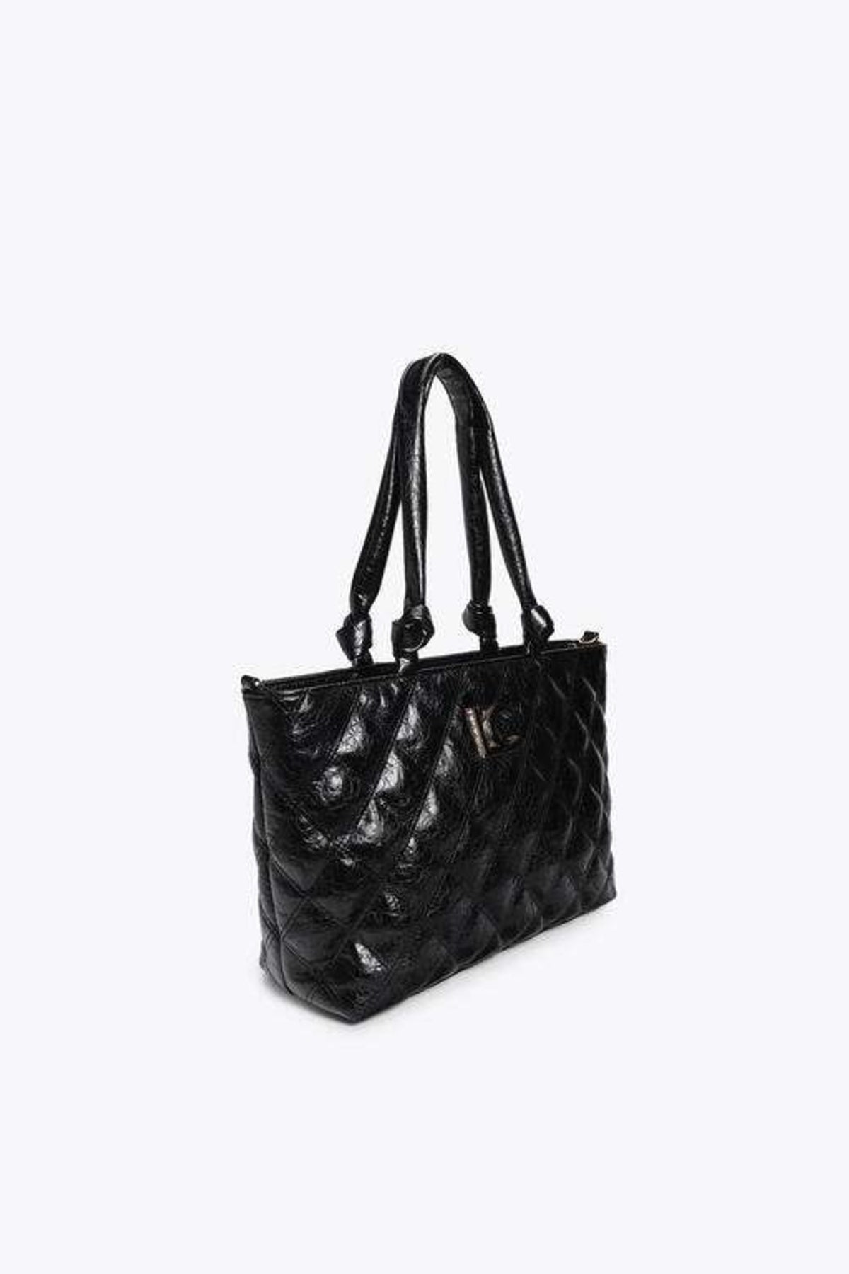 LOLA CASADEMUNT PADDED SHOPPER WITH DOUBLE STITCHING AND en color NEGRO (3)