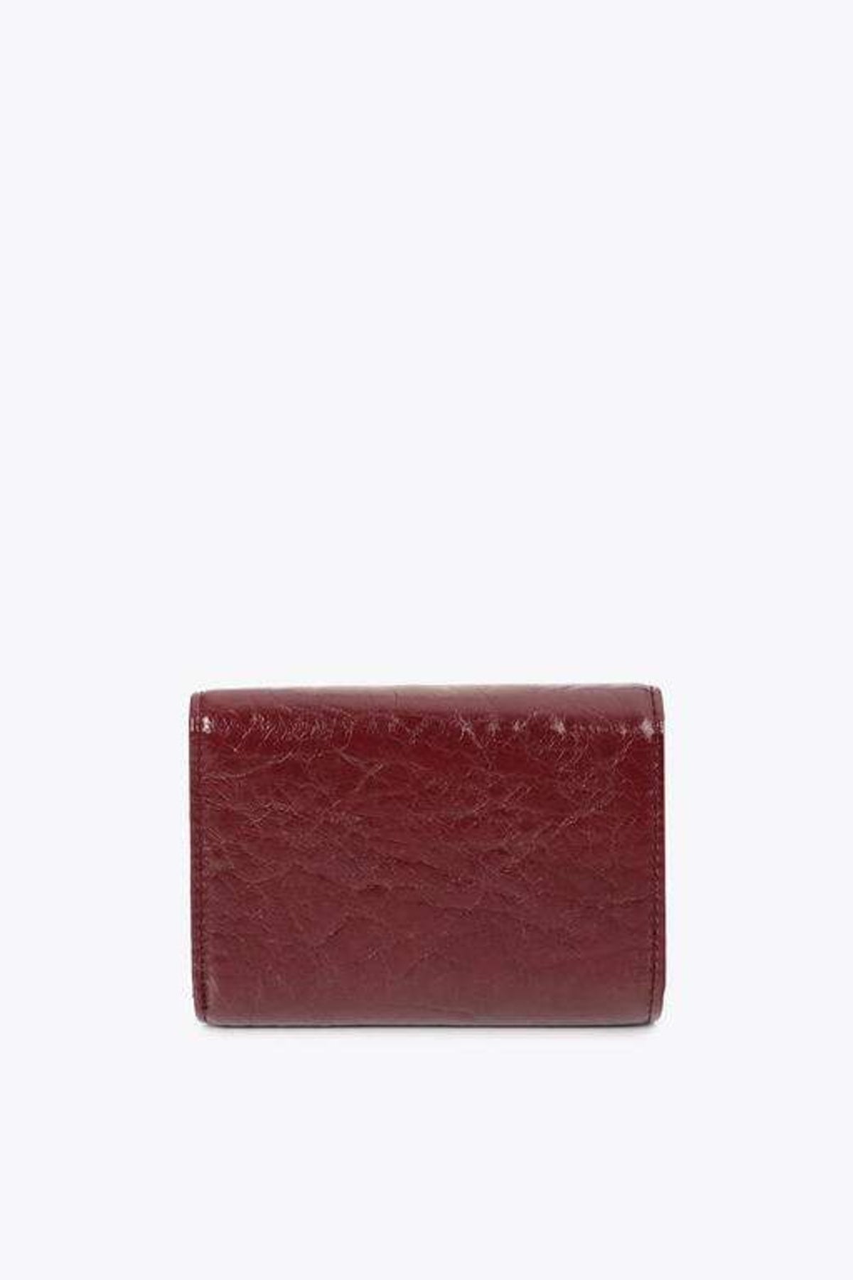 LOLA CASADEMUNT CROCODILE EFFECT COIN PURSE en color BURDEOS (3)