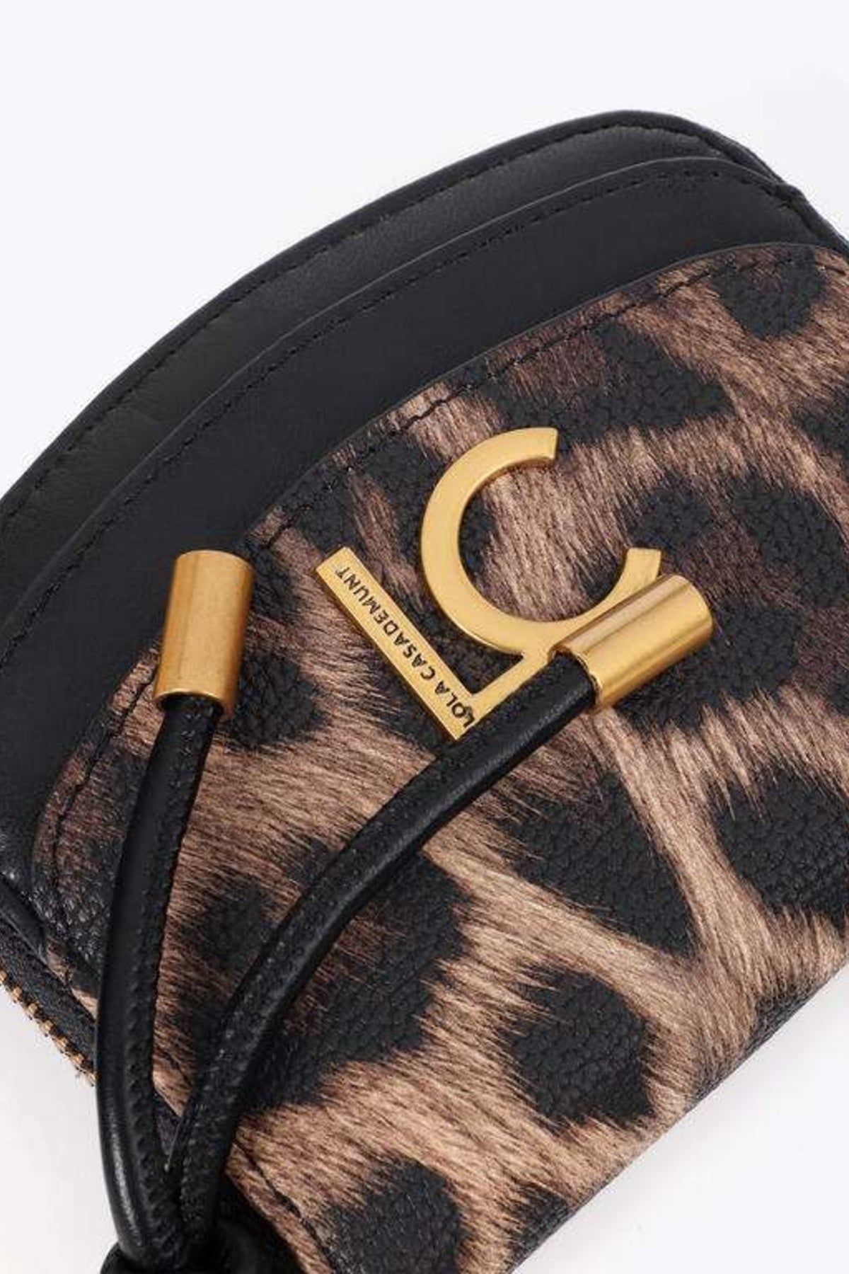 LOLA CASADEMUNT ANIMAL PRINT LEATHER-EFFECT COIN PURSE W en color ANIMAL PRINT (5)