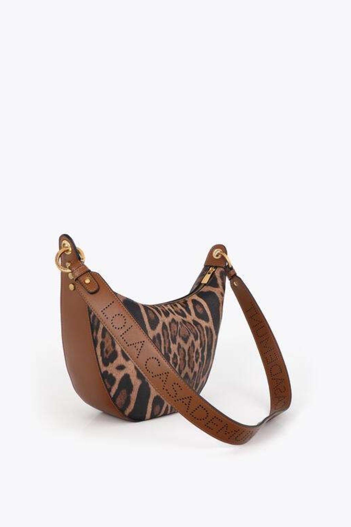 LOLA CASADEMUNT COMBINED SHOULDER BAG WITH LEATHER EFFEC en color ANIMAL PRINT (2)