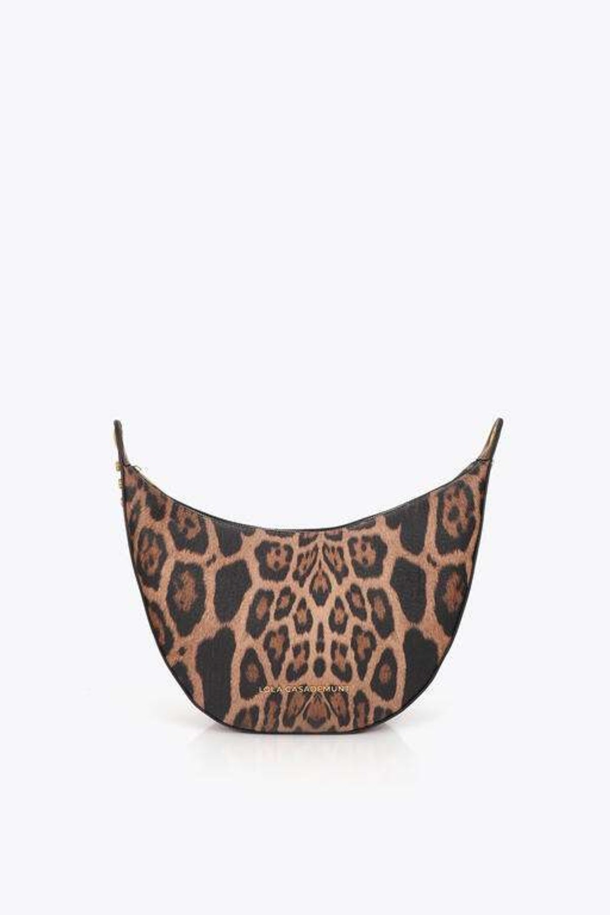 LOLA CASADEMUNT COMBINED SHOULDER BAG WITH LEATHER EFFEC en color ANIMAL PRINT (6)