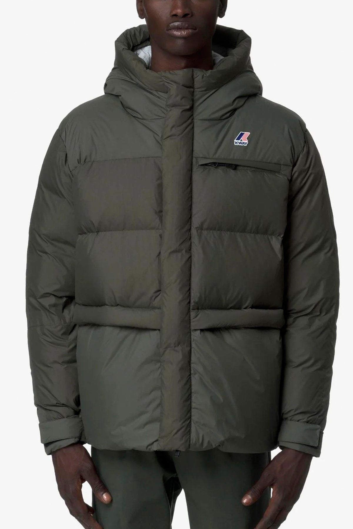 K-WAY LE VRAI . AURELE HEAVY WARM en color VERDE (1)