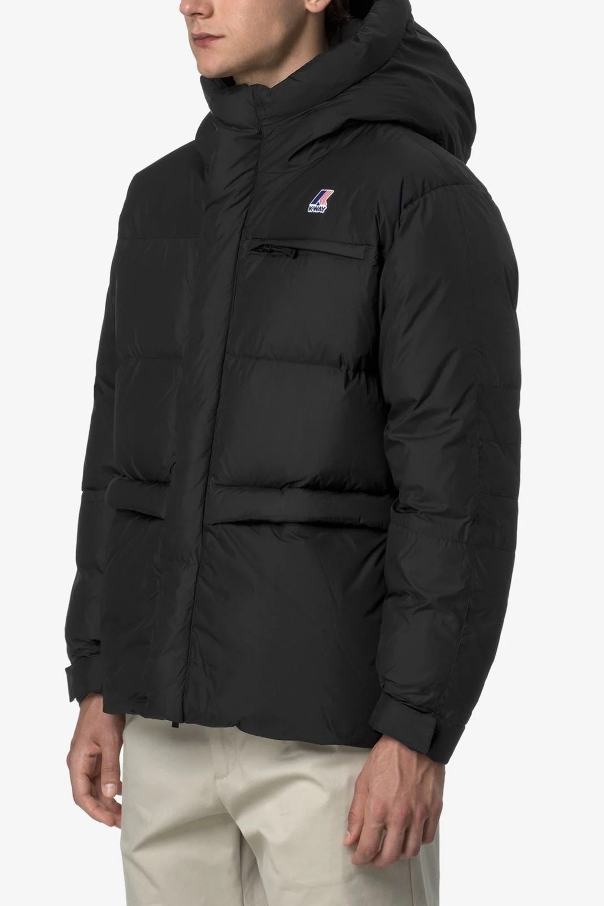 K-WAY LE VRAI . AURELE HEAVY WARM en color NEGRO (3)