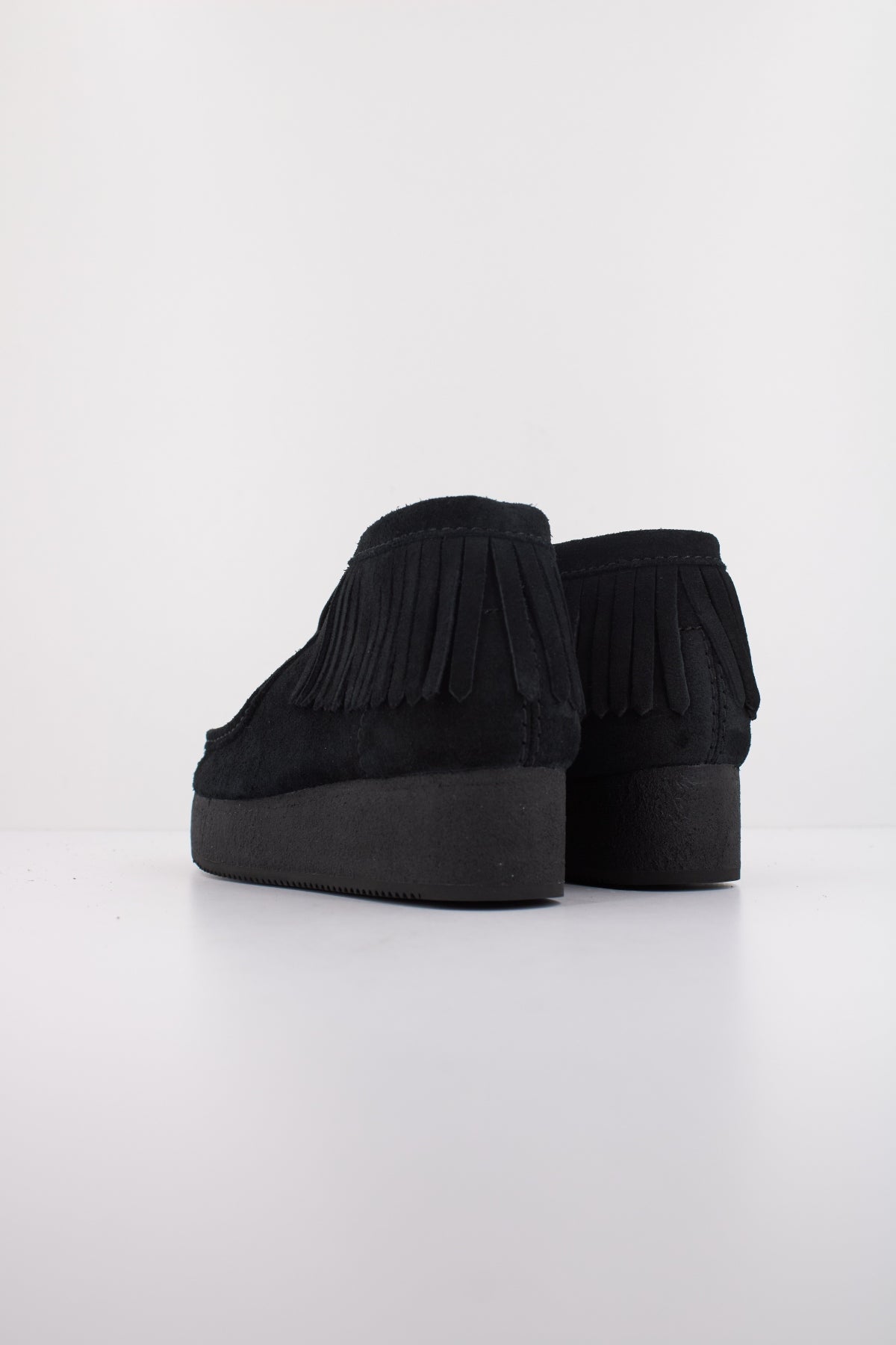 CLARKS ORIGINALS WBWEDGE FRINGE en color NEGRO (4)