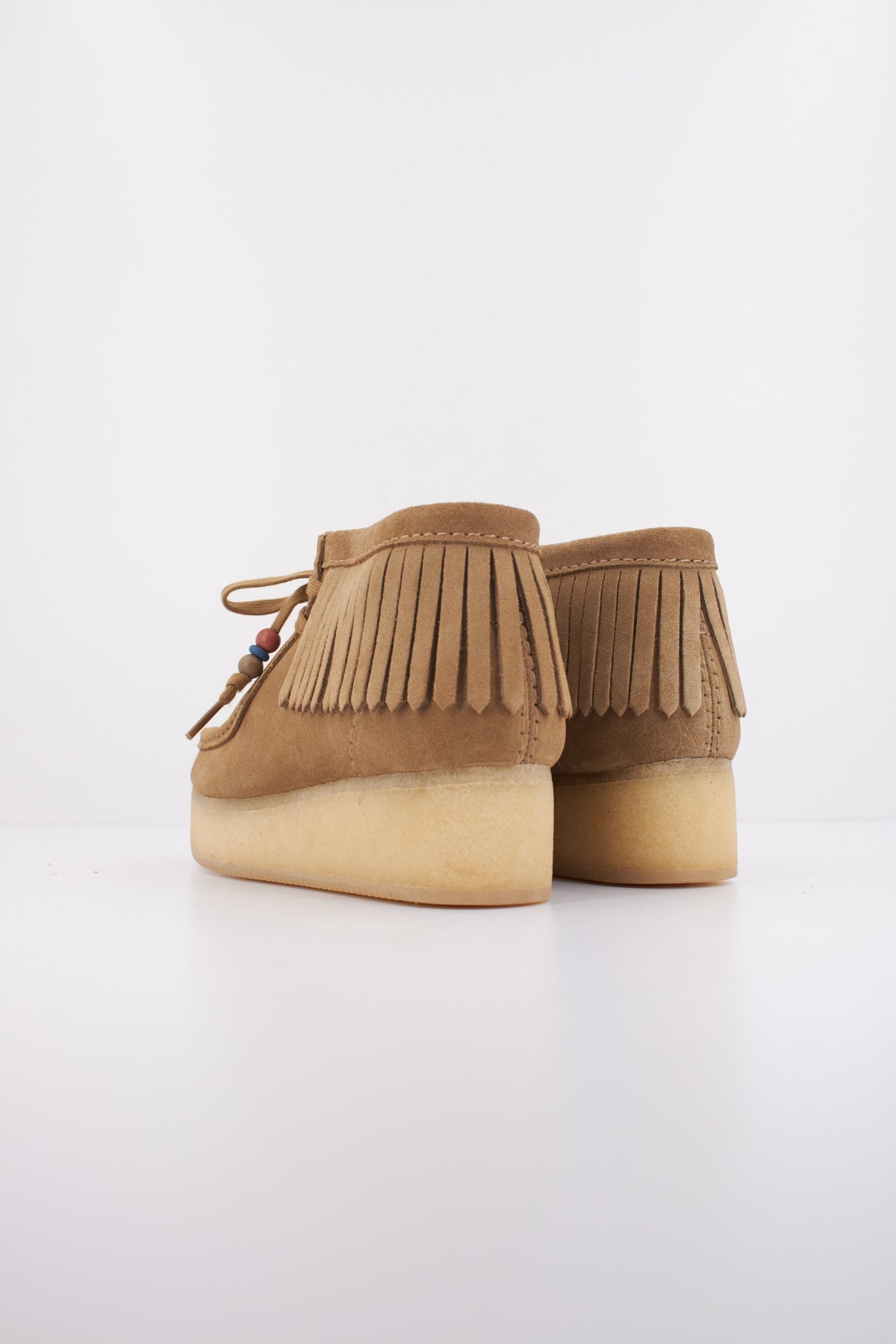 CLARKS ORIGINALS WBWEDGE FRINGE en color MARRON CLARO (4)