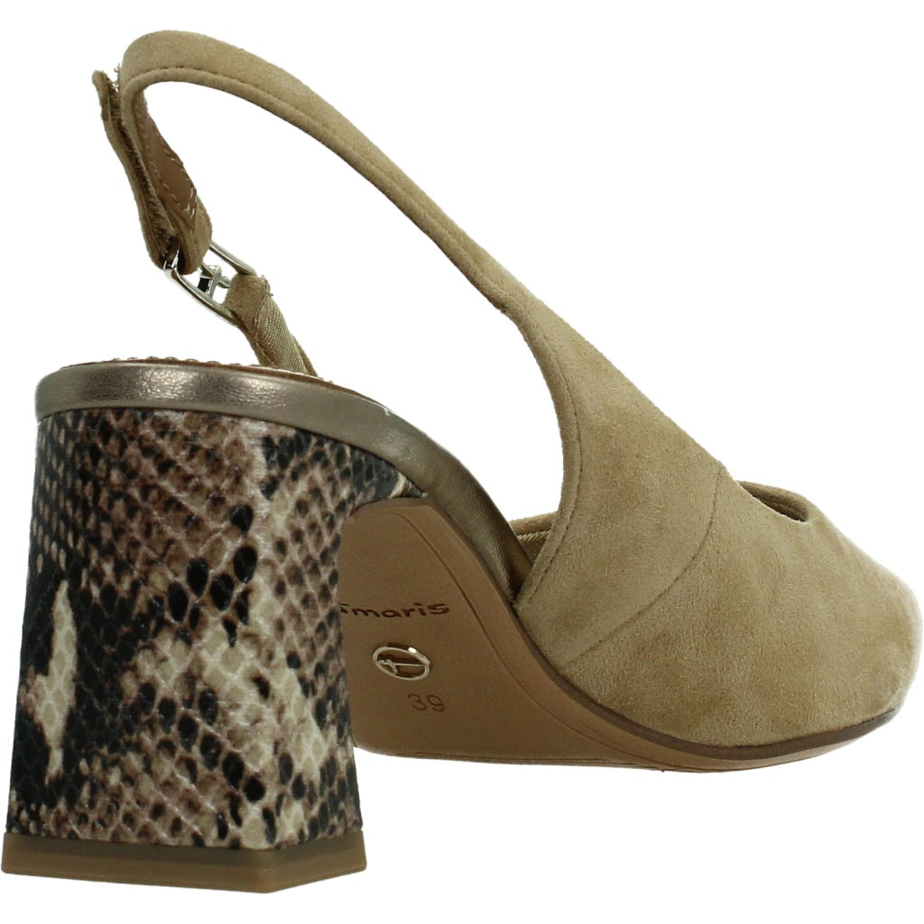 TAMARIS SANDALIAS TACON en color MARRON CLARO (3)