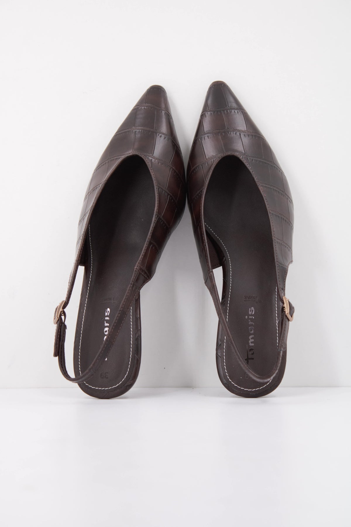 TAMARIS ZAPATO TACON en color MARRON (3)