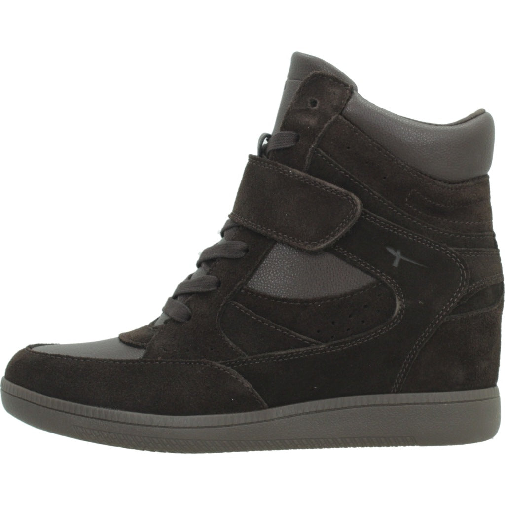 TAMARIS BOTIN PLATAFORMA INTERIOR en color MARRON (2)
