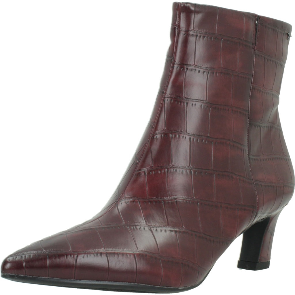 TAMARIS BOTIN TACON en color BURDEOS (1)