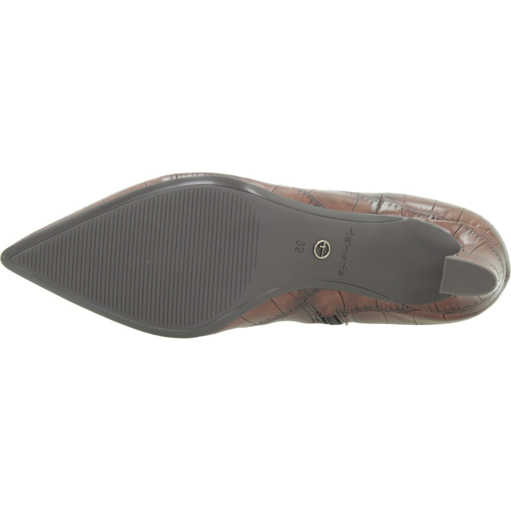 TAMARIS BOTIN TACON en color MARRON (6)