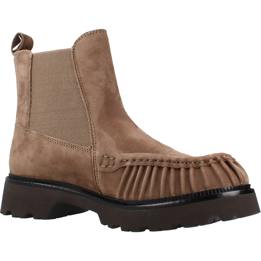 TAMARIS BOTIN GOMAS LATERALES en color MARRON CLARO (5)