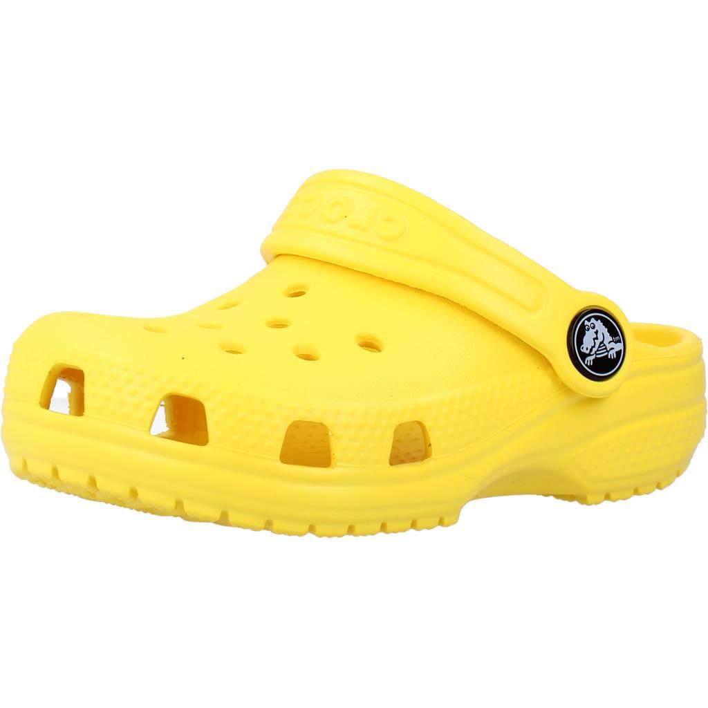 CROCS CLASSIC CLOG T en color AMARILLO (1)